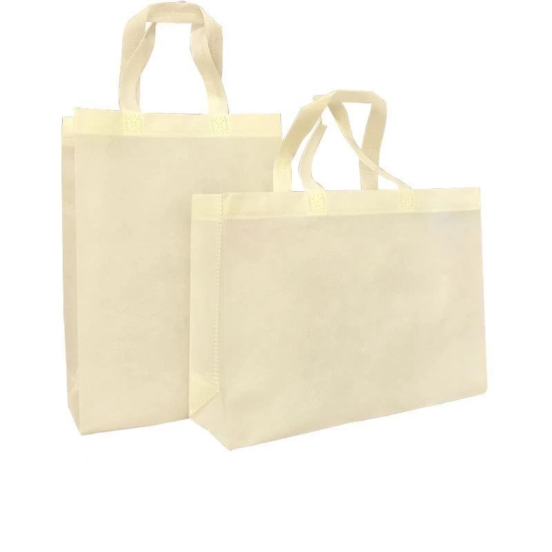 10PCS Colorful NonWoven Reusable Tote Bags  Large Eco Friendly Storage for Shopping Custom Logo (Extra Fee) Cloth Fabric Pouches
