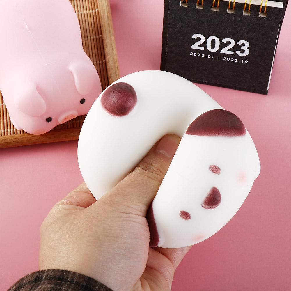 Slow Rebound Squeeze Pig Dog Toy Flexible Material Stress Vent Toys Kids Gift