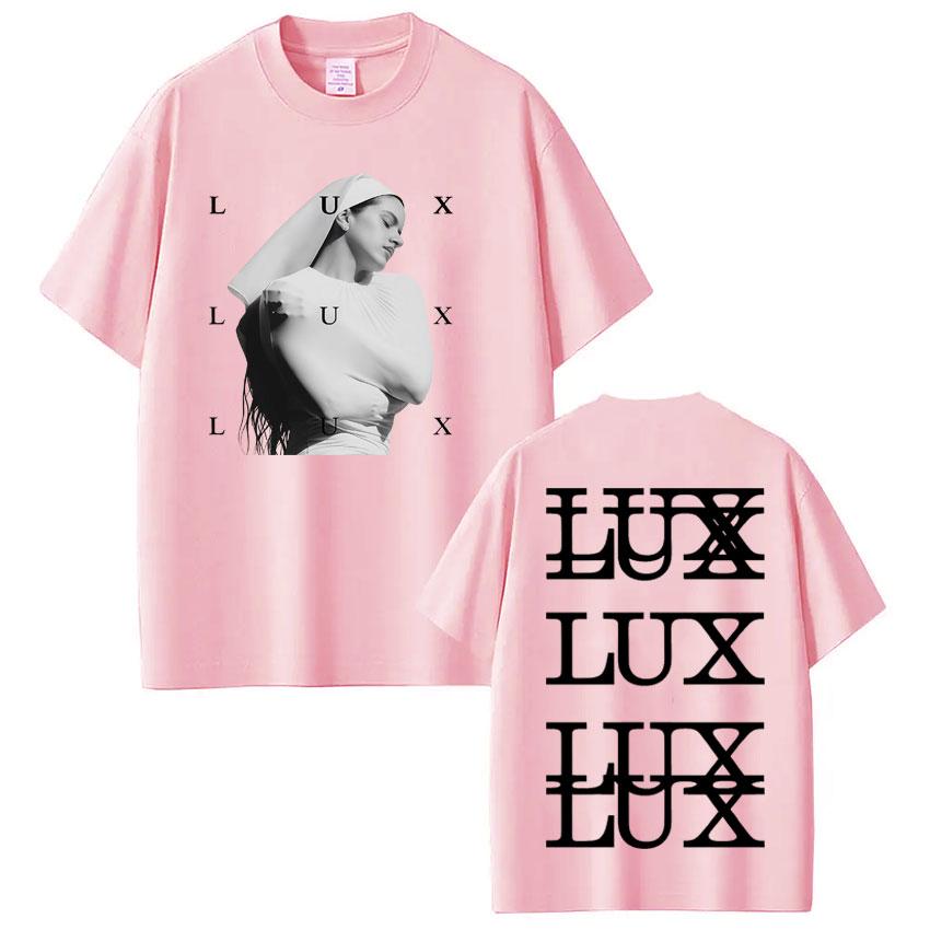 Singer Lux Rosalia Fashion Print Tshirt Unisex Unisex Harajuku Clothing Tshirts Shortsleeved Casual Cotton Tshirts Streetwear