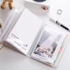 Waterproof A6 Information Booklet With 40 Pockets Large Capacity Clear Photo Storage Album Transparent