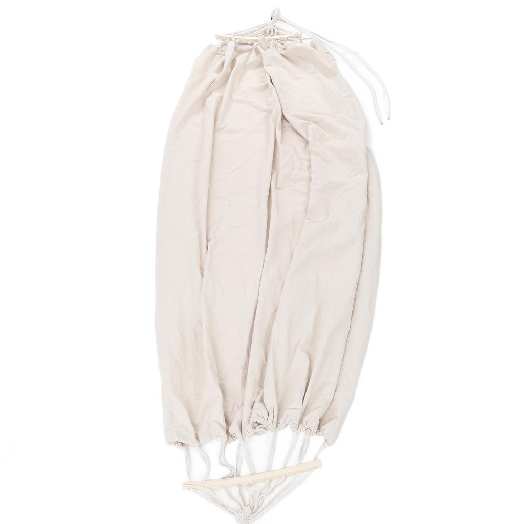 Outdoor Hammock 331LBS Load Cotton Comfortable Easy to Assemble for Patio Porch Garden Backyard