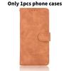 Color Leather Solid Flip Mobile Phone Case With Card Slots For Zte Blade A75 5g
