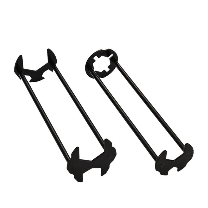 Household Sink Wrench Repair Plumbing Tool Flume Wrench  Faucet Key Plumbing Pipe Four-claw Hexagon Wrench Bathroom Wrench Tool
