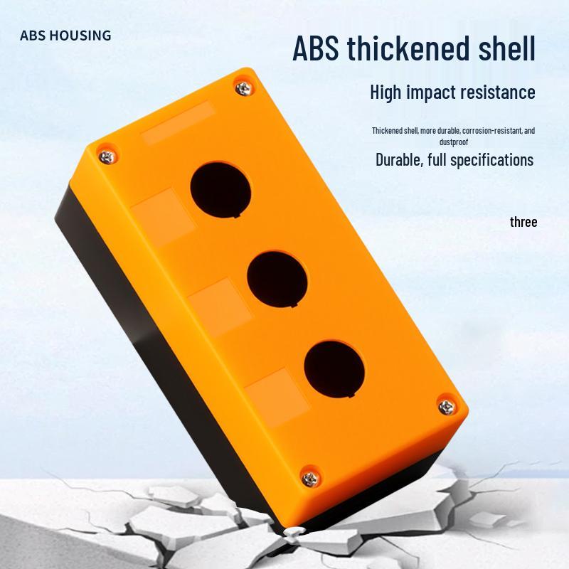 Not-Aus Staubdichte Wasserdichte Steuerbox mit Kontrollleuchte, Positionen 12345 - Taster BX1-5.