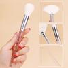 1Pc DIY Face Mask Fan Brush Transparent Handle Facial Soft Applicator Foaming Brush for Clay Masks Body Lotion for Beauty Salon