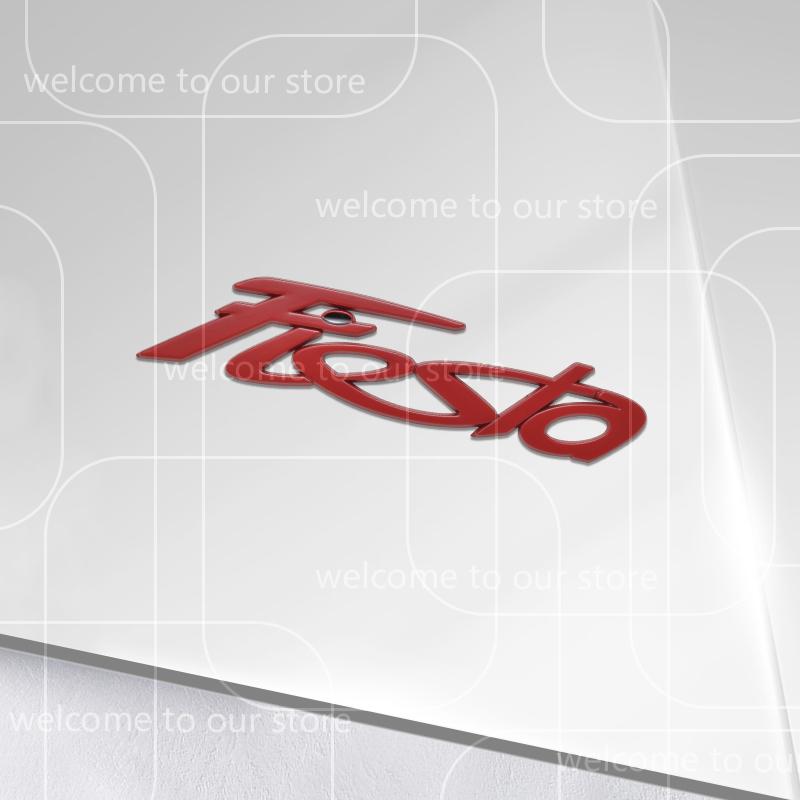 3D For Ford Fiesta MK6 MK7 MK8 MK5 ST Car Sticker Zinc Alloy G1Emblem Body Accessories Styling Metal Rear Trunk Badge Decal
