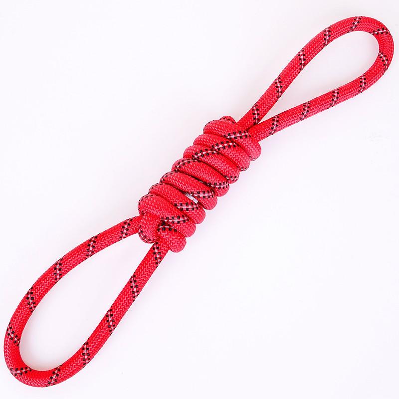 Dog Toys Cotton Ropes Dogs Toy Reflective Knot Rope Toys for Dog Teeth Molar Chew Proof Rope Dogs Training Toy Puppy Accessories