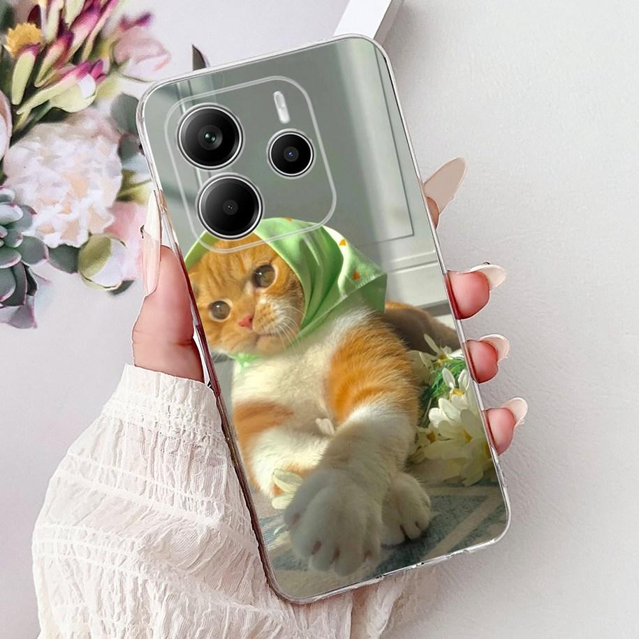For Cover Xiaomi Redmi Note 14 4G Phone Case Luxury Marble Machine Soft Silicone Slim TPU Funda For Redmi Note 14 4G Note14 Capa