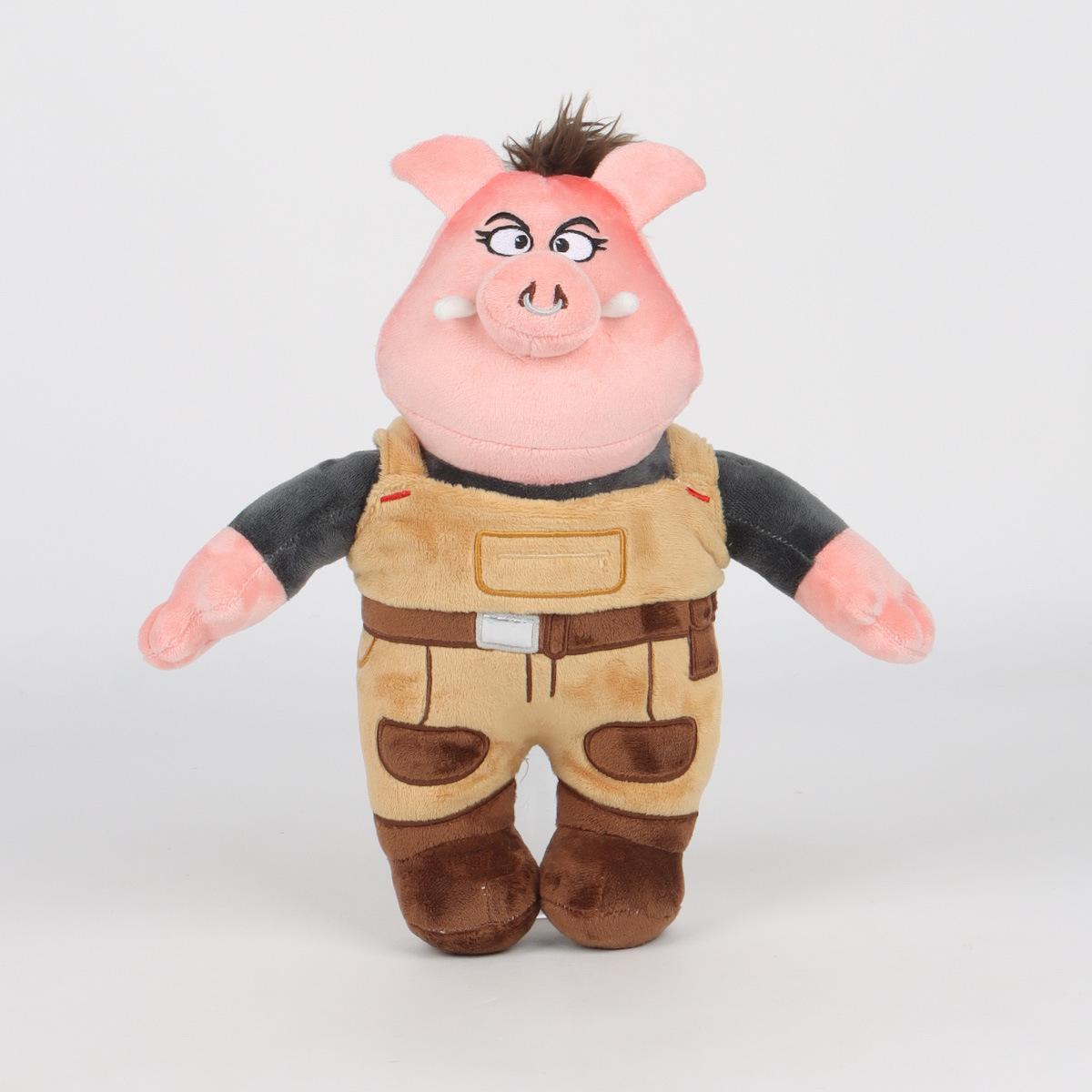 Cute Animated Movie Merchandise The Bad Guys 2 Doom Plush Bird Girl Doom Mr.Shark Pigtail The Bad Guys Toys Birthday Gift
