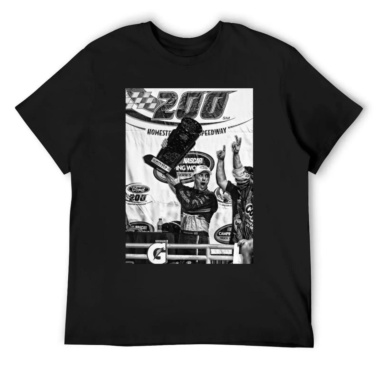 

kevin Harvick winner NASCAR T-Shirt luxury t-shirt Funny t-shirts Luxury man mens designer t shirt XXXXXL чорний