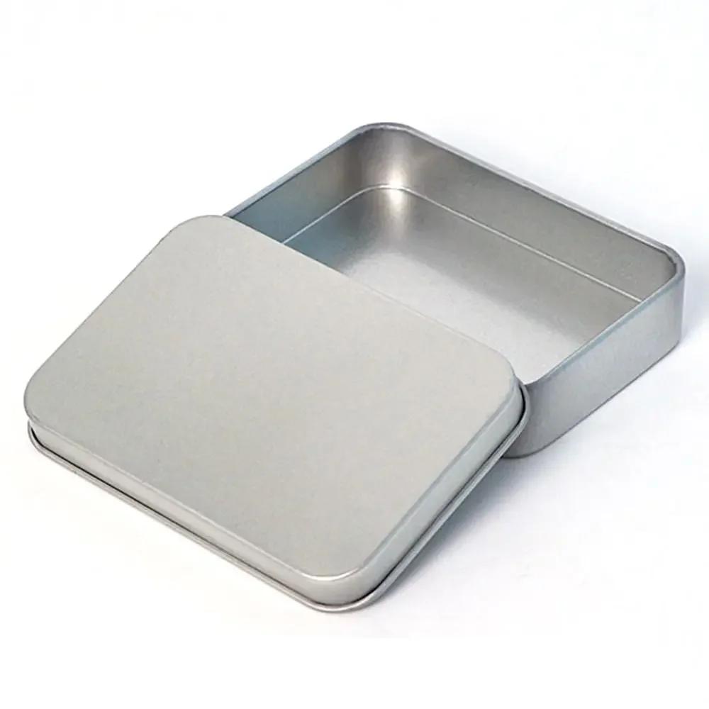 

1Pc Aluminum Tin Jar U-disk Metal Packaging Box Key Buckle Case Candy Box Candle Iron Box Tea Can Refillable Cosmetic Container