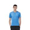 Nike Dri Fit Running T Shirts Men's Blue Crew Neck Moderate Straight Fit CU0327-402