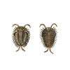 Cambrian Trilobite Brass Desk Decoration Ancient Insect Metal Figurine Tea Pets Paleontological Trilobites Souvenir Gift