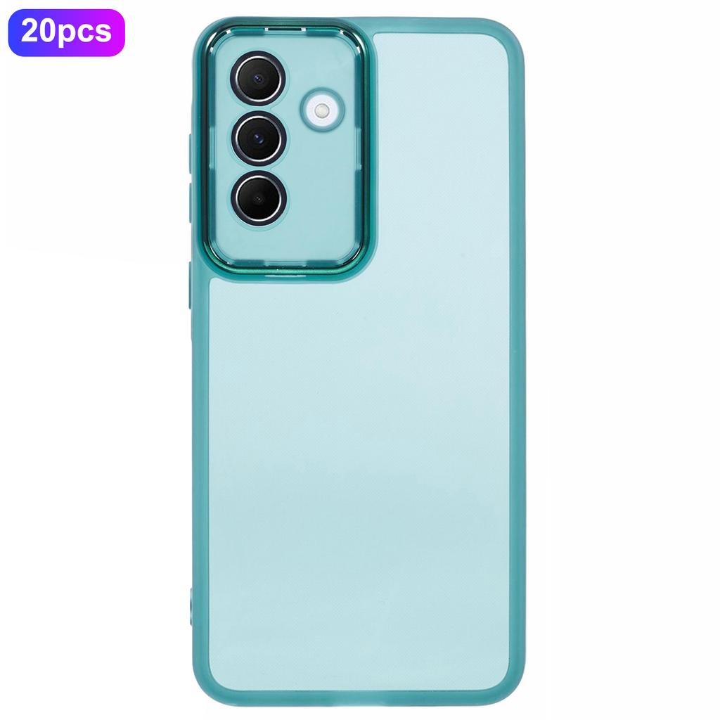 Bulk Purchasing 20Pcs For Samsung Galaxy A56 5G Case Electroplated Camera Frame TPU Phone Cover Precise Cutouts
