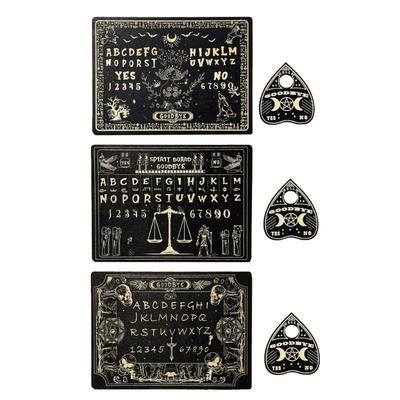 Wooden Divination Pendulum Board Metaphysical Message Board Large Wooden Spirits Board for Teens Adults Birthday Party