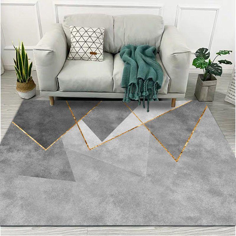 Covor Decorativ Geometric Modern pentru Sufragerie Covor Antiderapant pentru Camere Covor de Casă Covoraș pentru Mese de Cafea Mari Curățare Ușoară