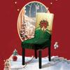 Seat Protector Christmas Chair Cover Cartoon Cute Dinner Chair Seat Cover Creative Xmas Decoration Wear For Chairs Party Decor