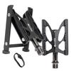 GORIX Bicycle Pedals Flat Pedals with Stand Pedal Stand Black Aluminum Lightweight Bicycle Stand Stylish Road Bike Cross Bike Pedal Stand Pedal