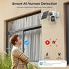 OKAM PRO Security Solar Camera Dual Lens HD 10MP 4G SIM Camera PIR Motion Detection Two-way Intercom Night Vision Outdoor Camera
