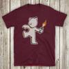 Teddy Bear Molotov Cocktail Graffiti Banksy Street Art Stencil Spray Paint Unisexs T Shirt Various Colours Sizes Vintage