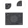 Cutting Pad Double Sided Gridded Table Protector PVC Material Clear Measurement Lines