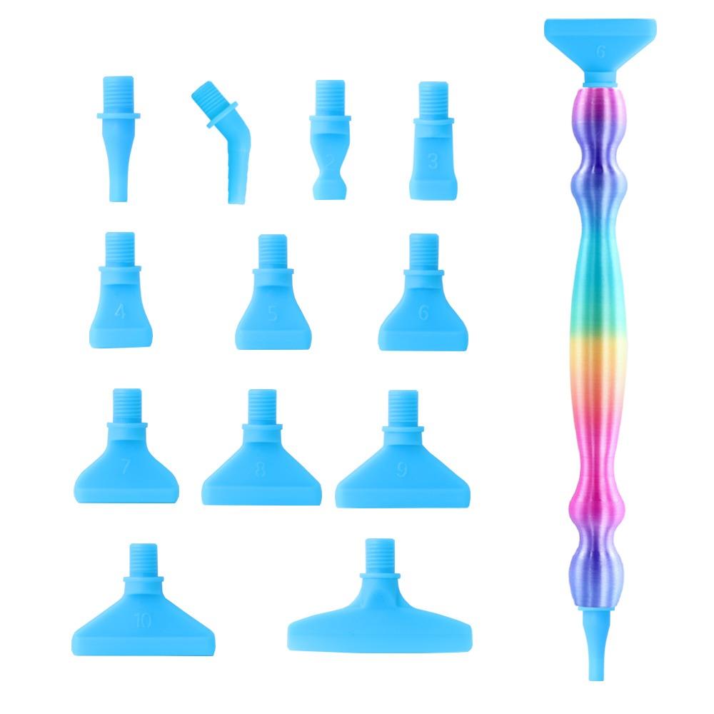 Replacement Pen Heads 5D Diamond Painting Pen Embroidery with Multifunctional Tips Point Drill Pens DIY Craft Cross Stitch