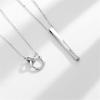 [kokoromilove] Couple's Matching Necklaces, Set of 2, Gift for Adults and High School Students, Sterling Silver 925