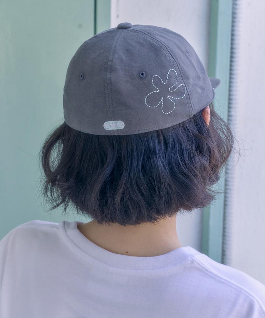 AMBLER Stitch Logo Cap Embroidered Camp Ball Cap Ah701 (Dark Grey)