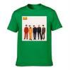 SHINee of Kpop Group Print Cotton Unisexs TShirt Retro Style Casual Short Sleeve Tee for Kpop Fans Daily Wear