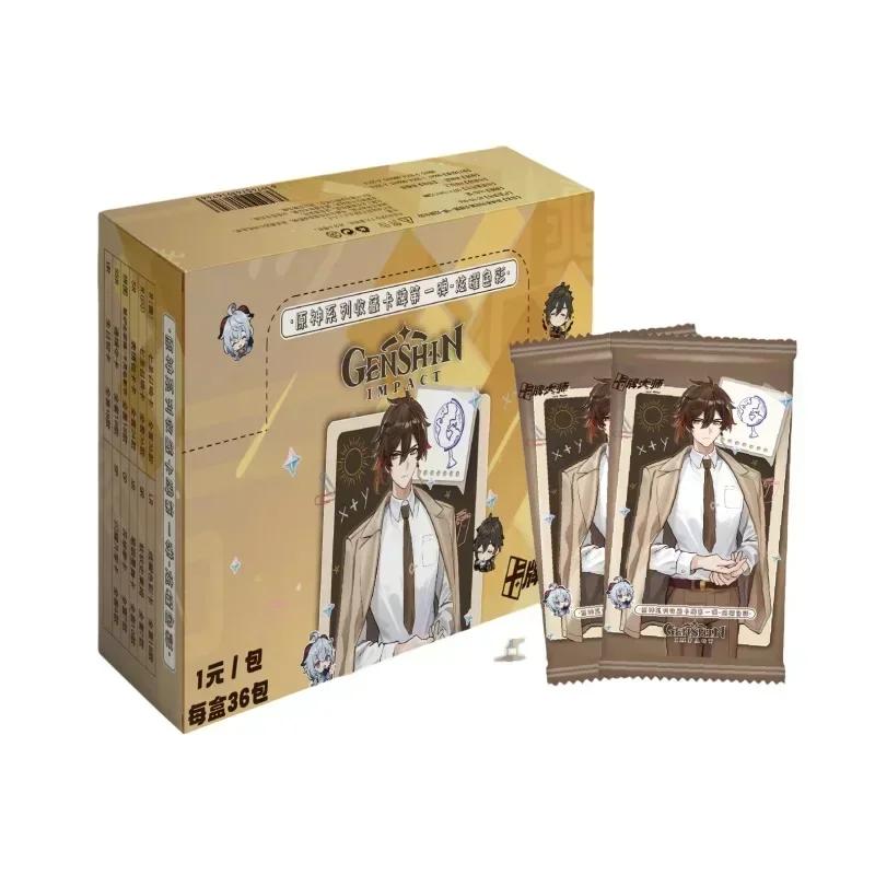 Genshin Impact Card Star Candle Chapter Thousands of Roses Bring The Dawn of The Collection of Cards Classic Luxury Card