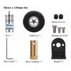 GA25-370 DC Geared Motor 12v Encoder Small Motor Car Tire Set Fixed Bracket Coupling