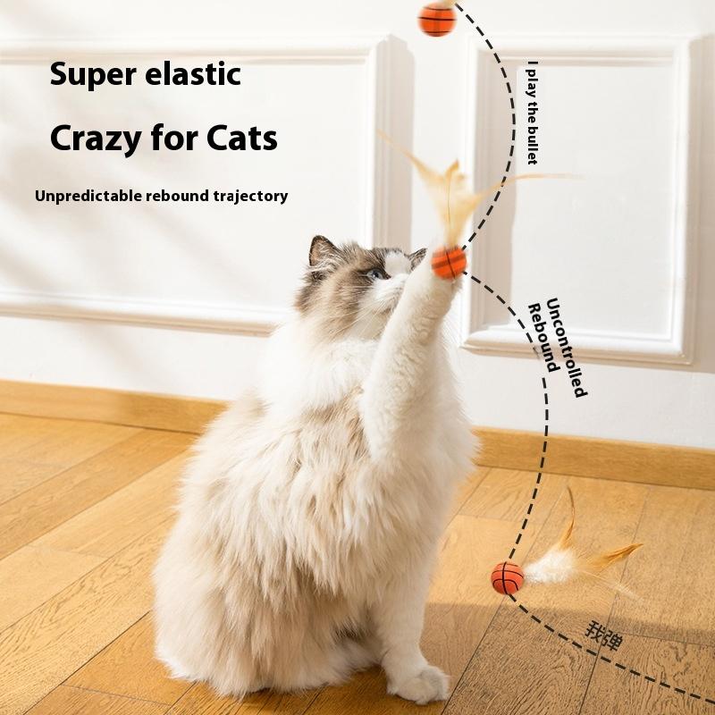 Cat Toys Cat Cat Self-Hi To Relieve Boredom New Cat Teasing Toys Kitten Teasing Cat Badminton Products