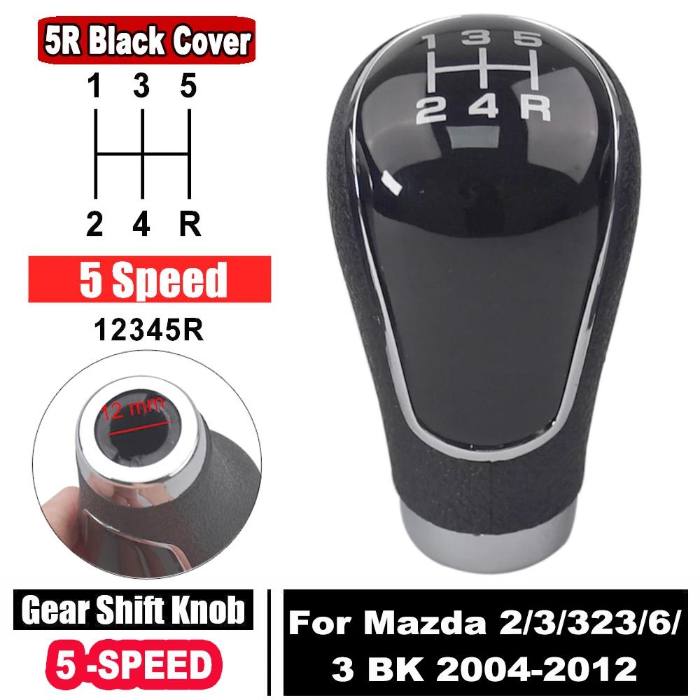 For Mazda 2/3/323/6/3 BK 2004 2005 2006 2007 2008 2009 2010 2011 2012 Gear Shift Knob Lever Shifter Head Car Styling Accessories