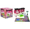 Plastic Constructor Qbee Blocks & Steps Pink Villa