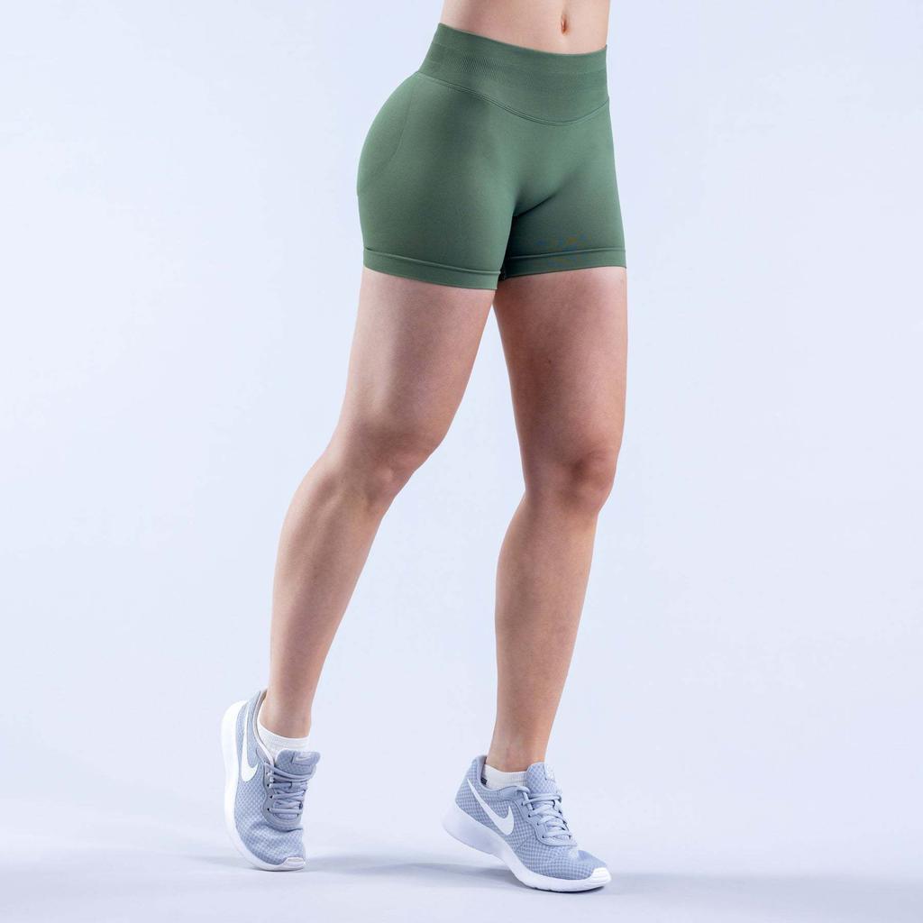 Sports Shorts Seamless Low-rise Yoga Shorts Fitness Yoga Pants Peach Hip High Elastic Quick-drying Three-point Pants