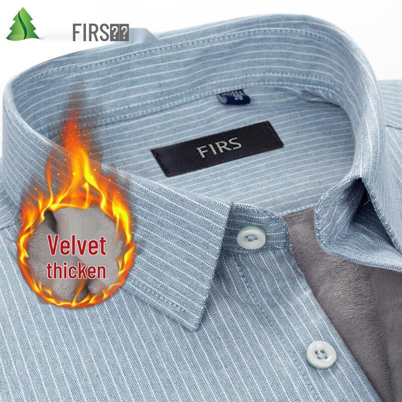 

Мужская флисовая рубашка с длинным рукавом в стиле business casual от Shanshan 40