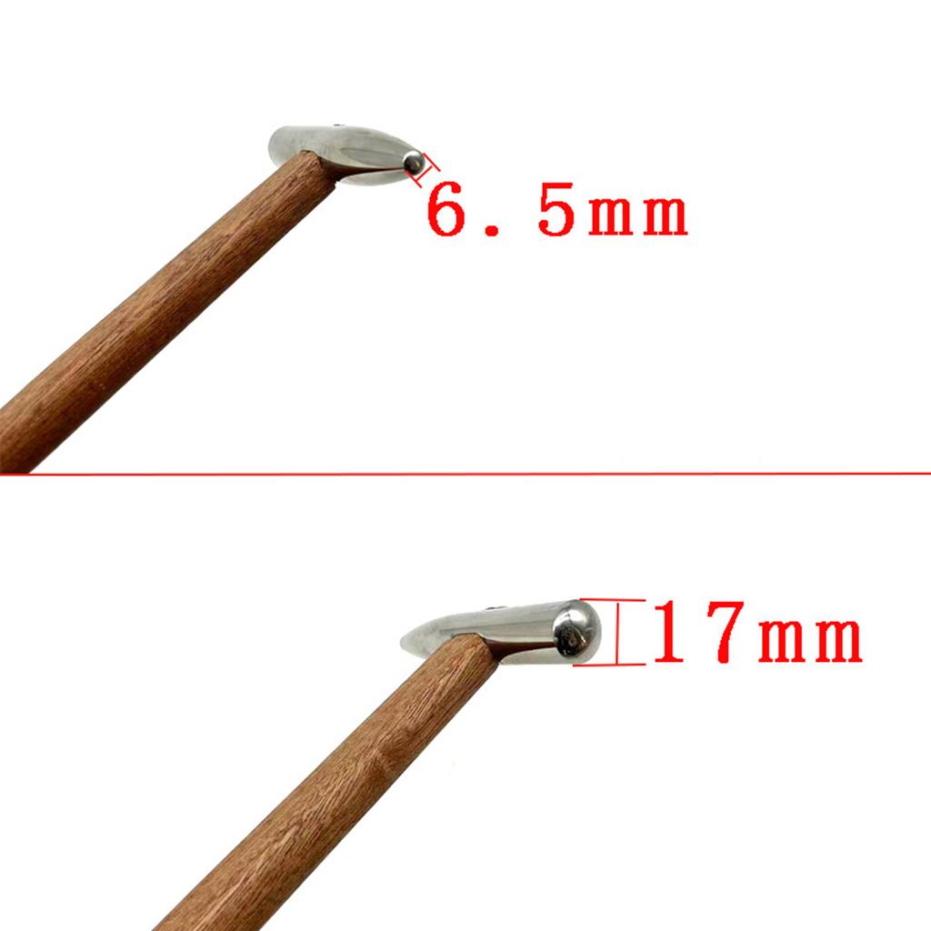 Premium Stainless Steel Car Dents Removal Hammer With Ergonomic Wood Handle For Professional Vehicle Body Repairs