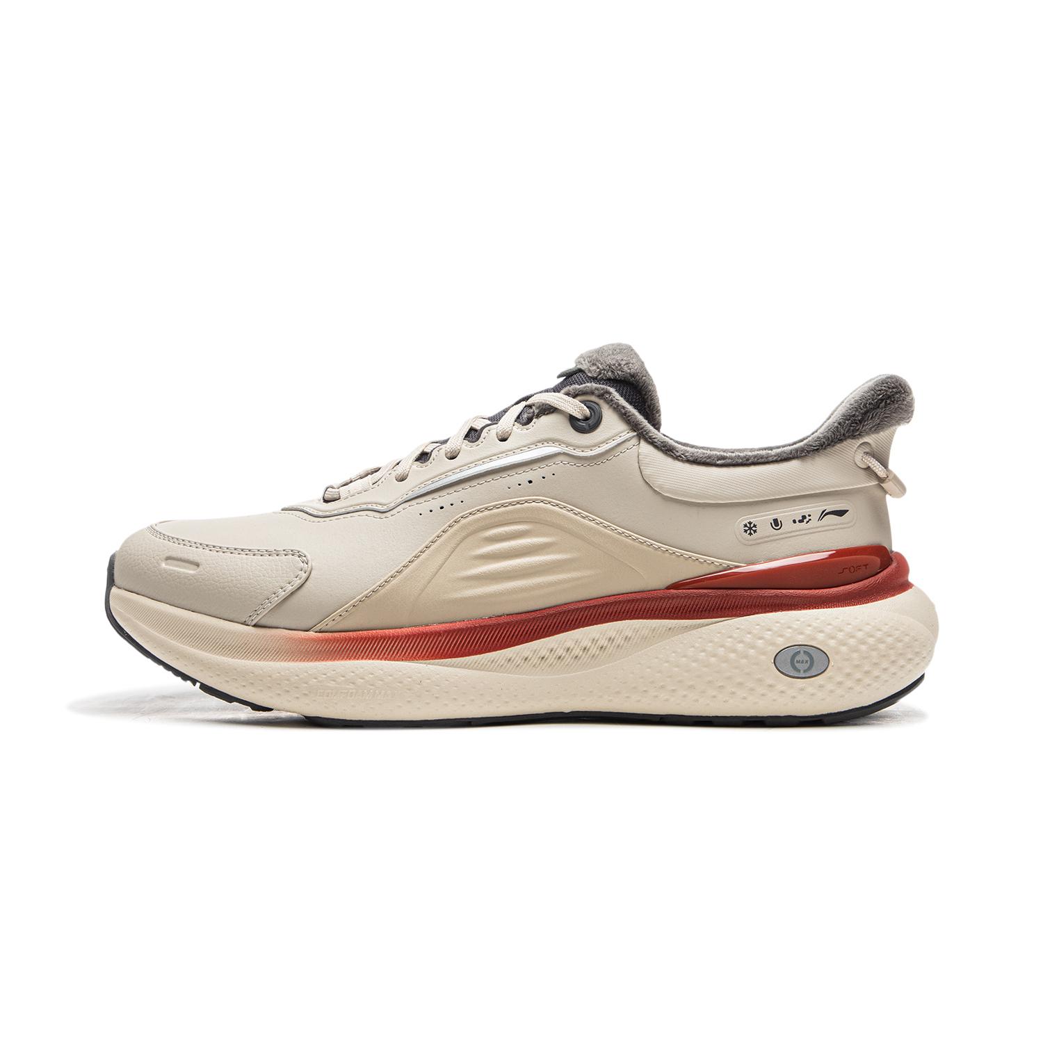 

Li Ning SOFT PLUS 2 FLEECE Cushioning Slip Resistant Abrasion Resistant Support Rebound Low top Casual Shoes Men s AGLV147-5 40