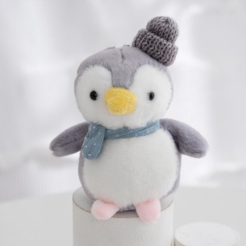 Adorable Plush Penguin Keychain Backpack Accessory Soft Stuffed Animal Toy 12cm