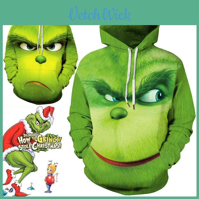 Rascal Green Monster The Grinch Men's Hoodie Jacket Featuring Soft And Breathable Material For Comfortable Wear