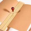 Natural Wood Bookbinding Guide with Awl Easy-to-Use for DIY Stationery Makers