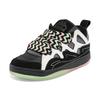 Kappa Fatty Synthetic Leather Fabric Slip Resistant Low Top Skate Shoes Unisex sneakers Black K0BZ5CS20-990