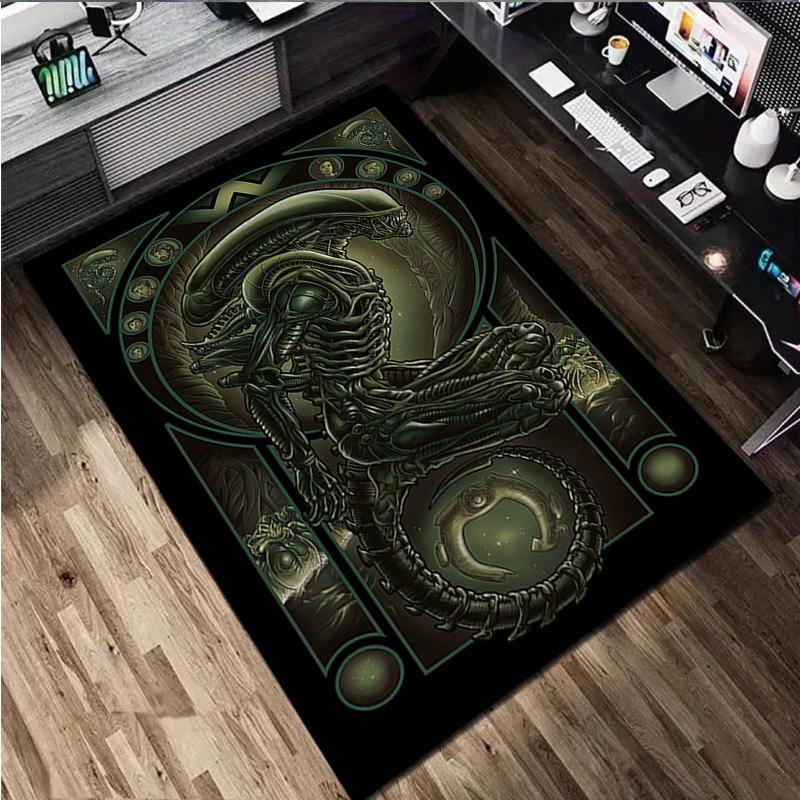 1PC Alien Rug - Home carpet Office Decorative Carpet For Living Room Bedroom Door Mat Floor Rug Computer Chair Area Rug