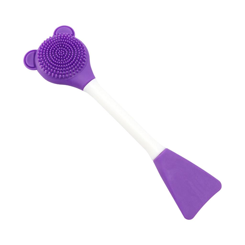 1Pc Soft Silicone Face Wash Brush Gentle Cleansing Tool for Skincare Routine Multi Functional Mask Applicator Makeup Blender