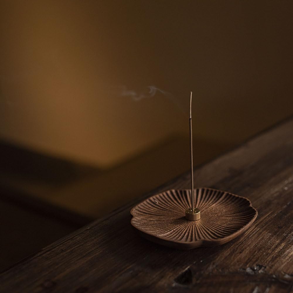 Bombinate Incense Holder, Koi (Carp) Lotus Design, Stylish Incense Burner for Buddhist Altars, Cute Incense Burner