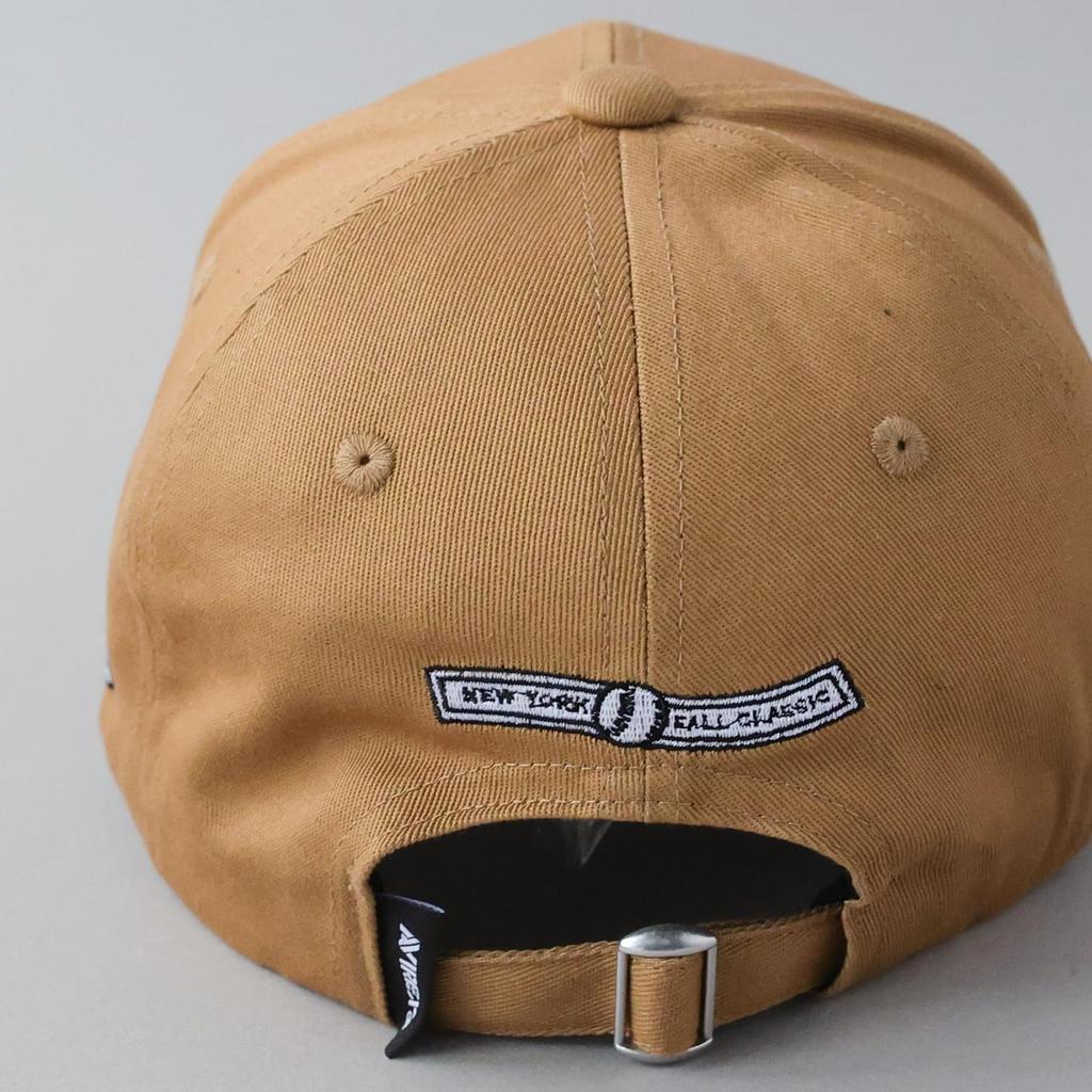 Military VARSITY 3D Logo Cotton Twill Low Cap Embroidered Hat American Casual Summer Baseball Cap Beige 069 [AVIREX] Men's MA-1