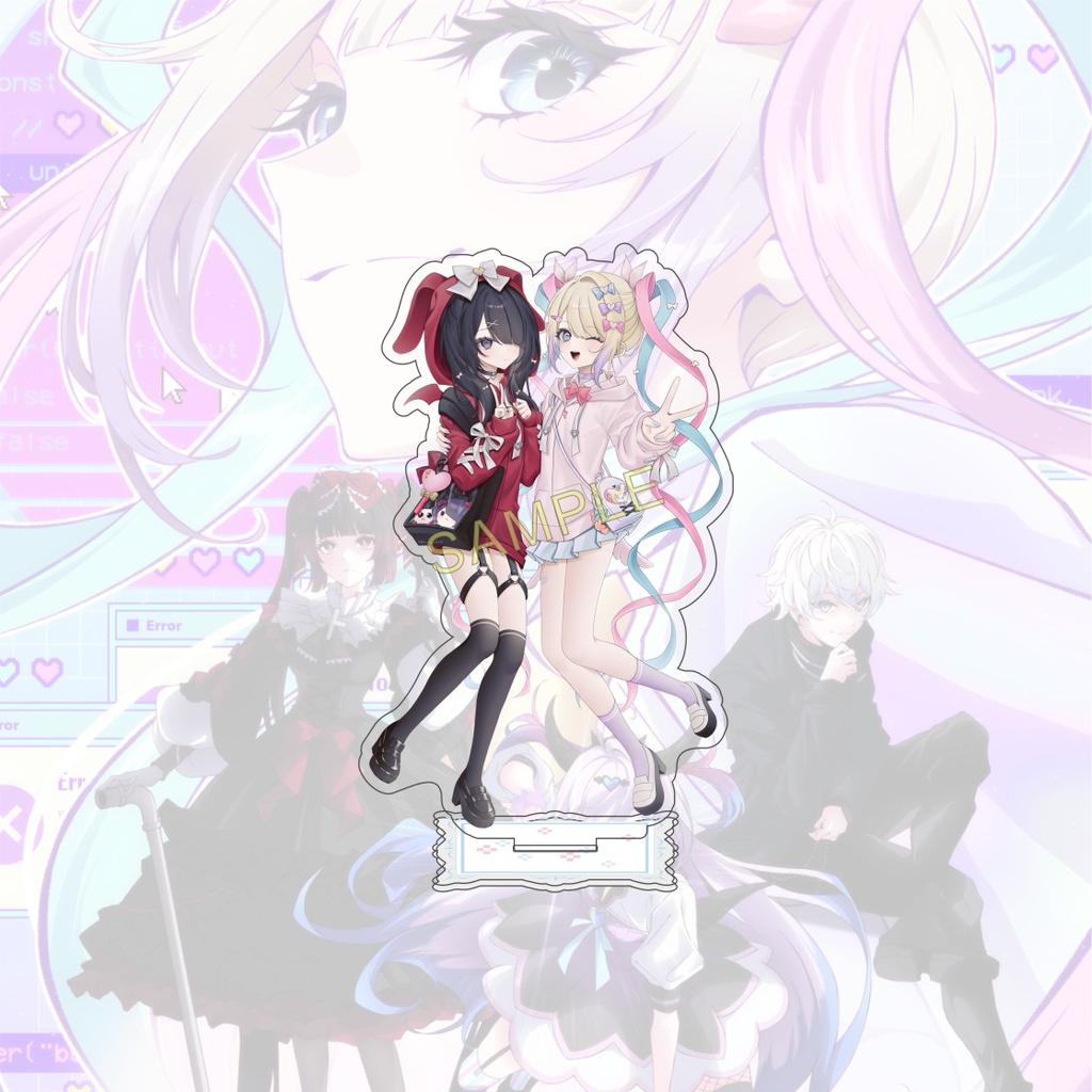Anime NEEDY GIRL OVERDOSE 15 cm Acrylic Standing Figure Model Desktop Decoration Fan Collection Gift Keychain