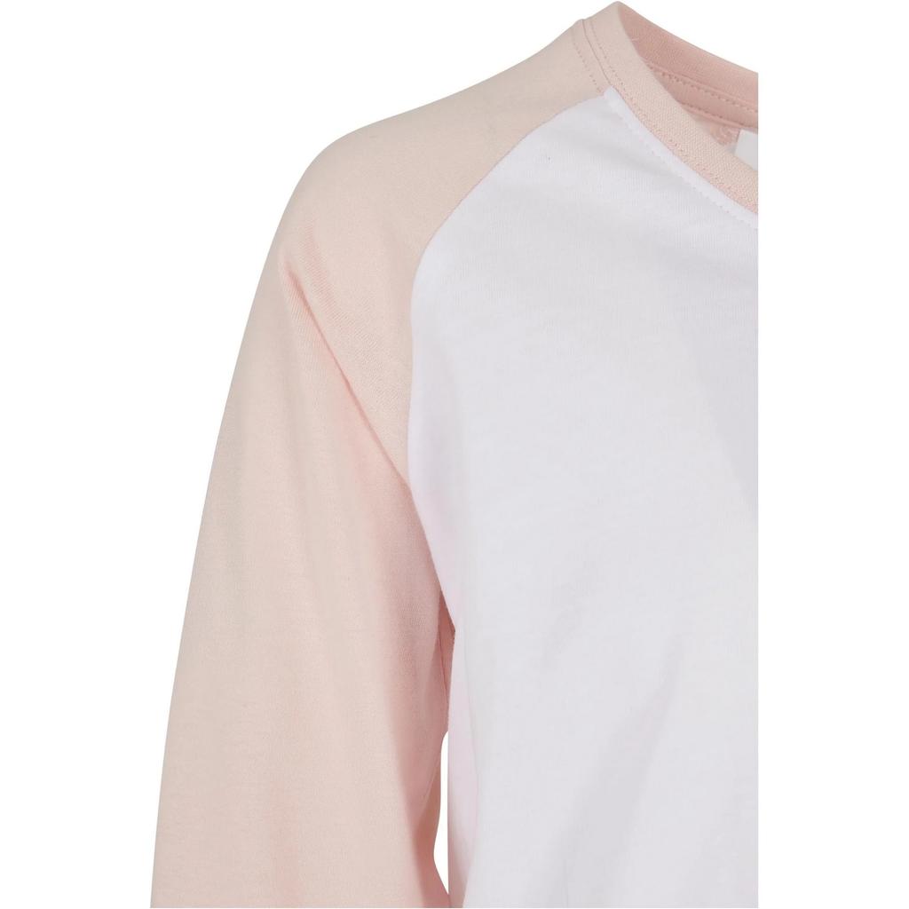Urban Classics Girls Contrast Raglan Long-Sleeved T-Shirt