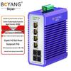 Boyang Industrial Gigabit PoE Fiber Optic Transceiver