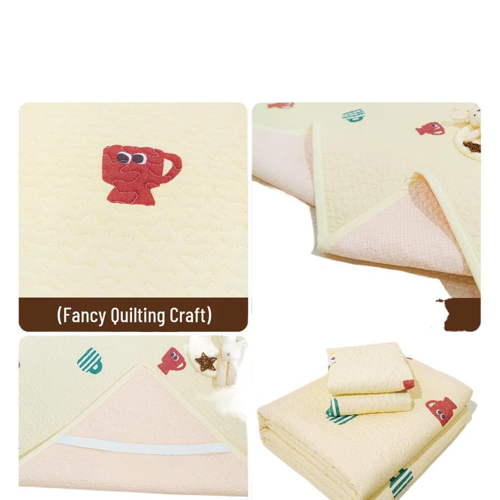 Class A Double Layer Protective Crawling Mat - Non-Slip, Stain-Proof, Anti-Fall Cover for Mother and Baby.
